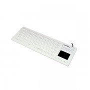 Tastatur Seal Shield SW90PG2          wasserdicht, IP68,               antimikrobiell/spülmaschinenfest,      Weiß, USB,   Touchpad, SEAL TOUCH GLOW2