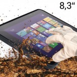 Tablet PC Pokini Tab  A8 - Touch - 4x 1,33 GHz -   64GB - 2GB - W8.1 Pro (64) -  3G WWAN - NFC - GPS - Schwarz - 1 J. Gar.
