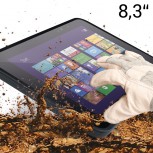 Tablet PC Pokini Tab  A8 - Touch - 4x 1,33 GHz -   64GB - 2GB - W8.1 Pro Em. -   3G WWAN - NFC - GPS - Schwarz - 1 J. Gar.